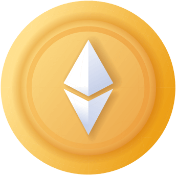 Etherum Cryptocurrency Coin Image